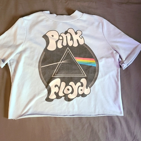 🌈Pink Floyd Retro Style Crop Top - Picture 1 of 5
